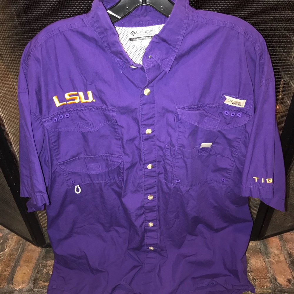 Columbia Fishing LSU Shirt